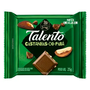 Chocolate Talento Ao Leite 25G