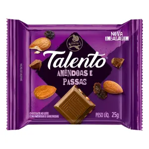 Chocolate Talento Amend & Passas 25G