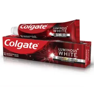 Creme Dental Colgate Luminous White Carvao Ativado 60G