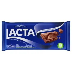 Chocolate Lacta Leite 80G