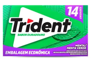 Chiclete Trident Menta 14 un