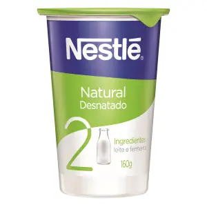 Iogurte Natural Desnatado 160G