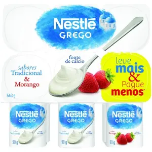 Nestle Grego Tradicional+ Morango
