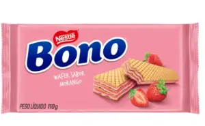 Biscoito Bono Wafer Morango 110G
