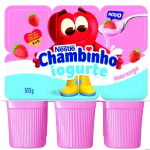 Iogurte Chambinho Iogurte Polpa Morango