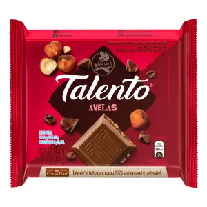 Chocolate Talento Avelas 85