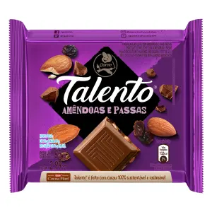 Chocolate Talento Amendoa Pas 85G
