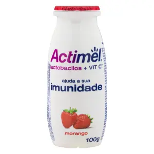 Leite Fermentado Actimel Morango 100G
