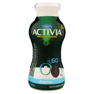 Iogurte Activia Liq Ameixa Z/Lact Leite Fer 170G