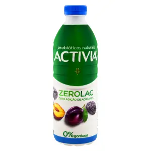 Iogurte Activia Zero Liquido Ameixa 800G