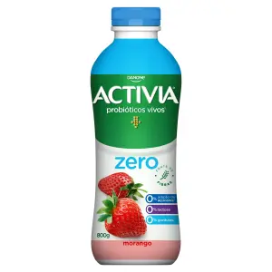 Iogurte Activia Zero Liquido Morango 800G