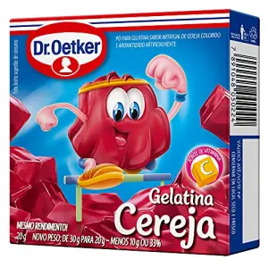 Gelatina Dr Ortker Cereja 20G