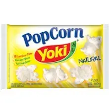 Pipoca Micro Ondas Yoki Natural 100G
