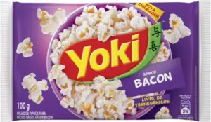 Pipoca Micro Ondas Yoki Bacon 100G