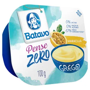 Iogurte Batavo Grego Pense Zero Maracuja 100G