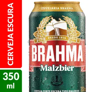 Cerveja Malzbier Brahma Lata 350Ml