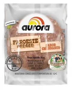 Hamburguer Misto Aurora 56G