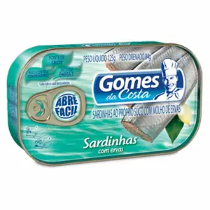 Sardinha Gomes da Costa Ervas 125G