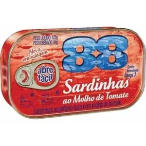 Sardinha 88 Molho de Tomate 125G