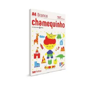 Papel Chamequinho A4 Branco 100 Fls