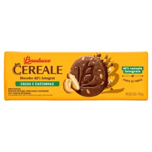 Biscoito Cereale Cacau Castanha Bauducco 170G