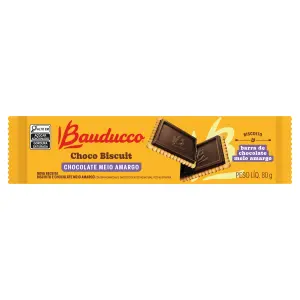 Biscoito Biscuit Meio Amargo Bauducco 80G