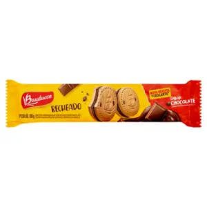 Biscoito Bauducco Recheado Chocolate 108G
