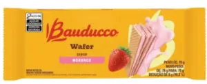 Biscoito Bauducco Wafer Morango 70G
