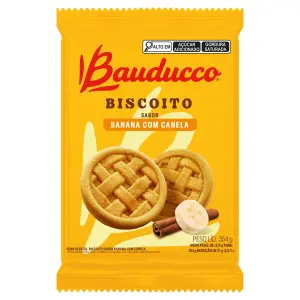 Biscoito Bauducco Banana C/Canela 354G