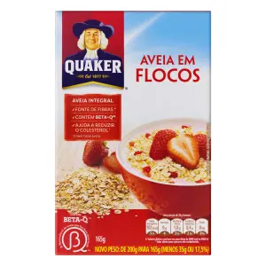 Aveia Quaker Flocos 165G