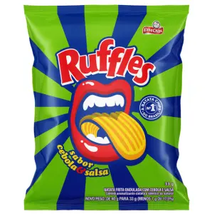 Salgadiinho Ruffles Ceb e Salsa 33G