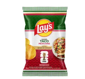 Batata Lays Taco Mexicano 62G