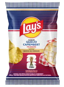 Batata Lays Queijo Camembert 62G