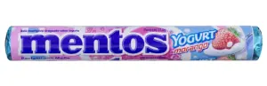 Bala Mentos Morango Iogurt
