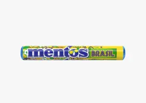 Bala Mentos Stick Brasil Maca Verde e Limao