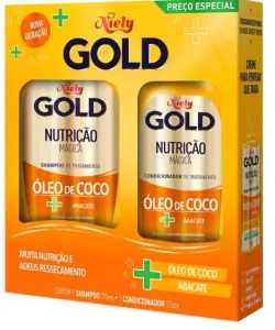 Kit Niely Gold Nutricao Poderosa Shampoo+ Condicionador
