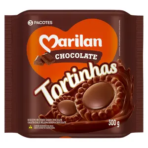 Biscoito Tortinha Chocolate Marilan 300G