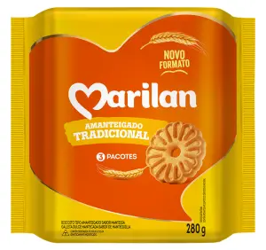 Biscoito Amanteigado Tradicional Marilan 280G