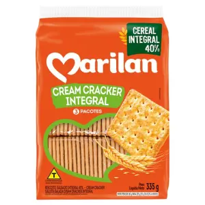Biscoito Marilan Cracker Integral 335G
