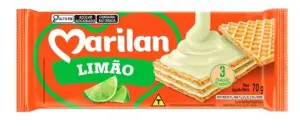 Biscoito Marilan Wafer Limao 70G