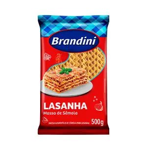 Massa Lasanha Brandini 500G