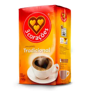 Cafe Tres Coracoes Trad Vacuo 250G