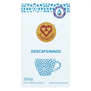 Cafe Tres Coracoes Descafeinado Vacuo 250G