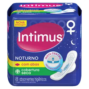 Absorvente Intimus Noturno Cob Seca 8 un