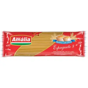Macarrao Espaguete 8 Santa Amalia C Ovos 500G