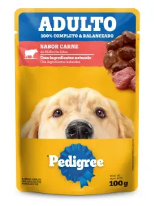 Sache Racao Ad Carne Mol Pedigree 100Gr
