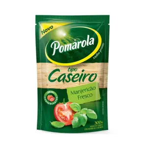 Molho Tomate Pomarola Manjericao Fresc 300G