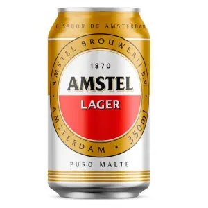 Cerveja Amstel Lata 350Ml
