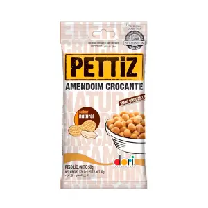 Amendoim Pettiz Natural Croc. 50G