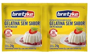 Gelatina Incolor S/Sabor Bretzke 24G C/2